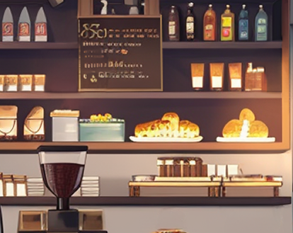 カフェ背景